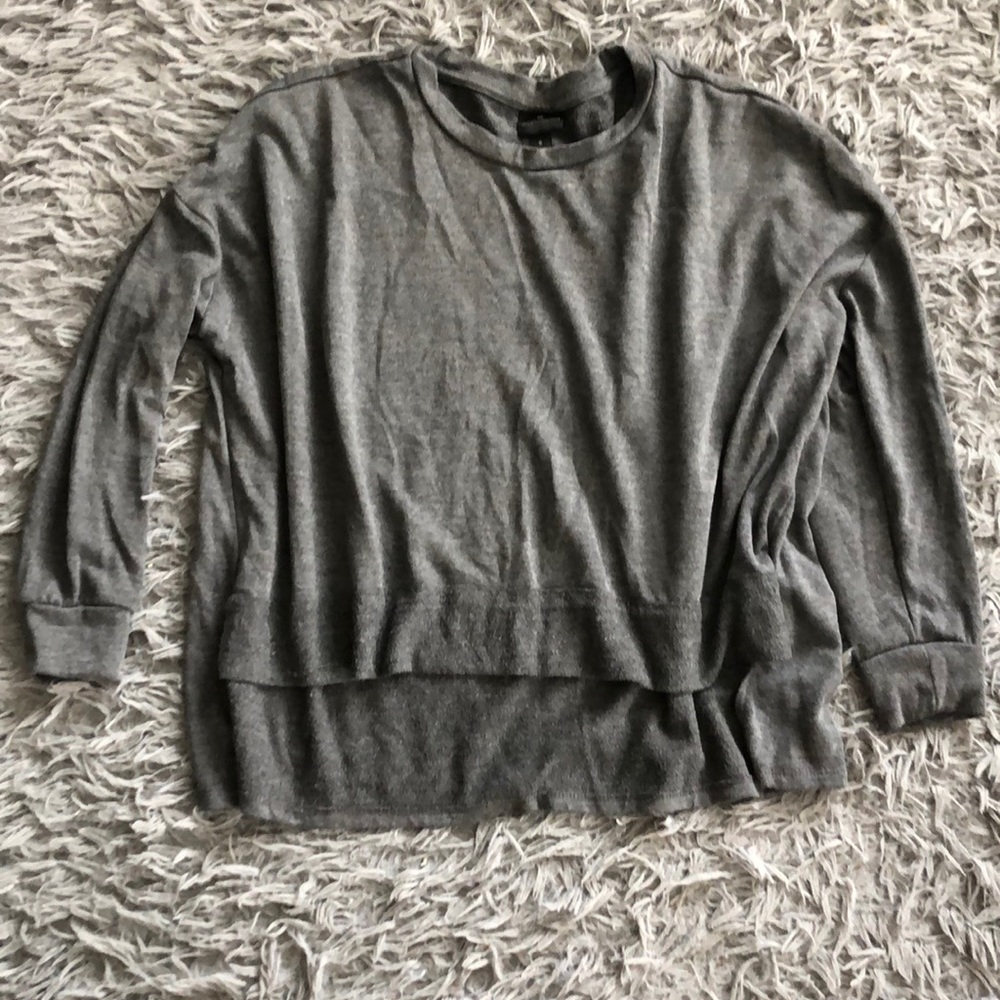 grey sweater